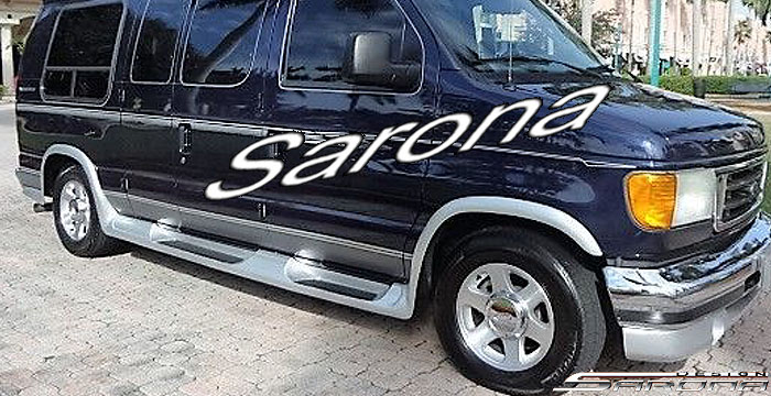Custom Ford Econoline Van  Short Wheel Base Running Boards (1992 - 2007) - $1290.00 (Manufacturer Sarona, Part #FD-003-SB)